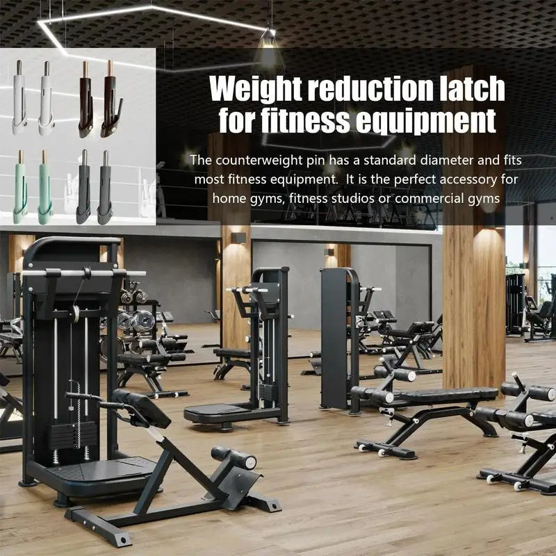 9.5mm Weight Stack Pin for Strength Training Equipment - Portable Locking Pin for Weight Adjustment in Fitness Gyms